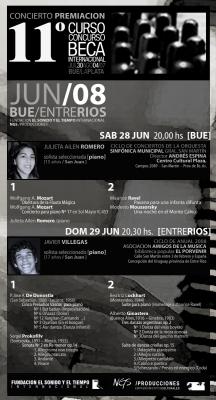 El Sonido y El Tiempo Conciertos de Premiación Junio 08 BUE/Entre Ríos Romero / Villegas - piano