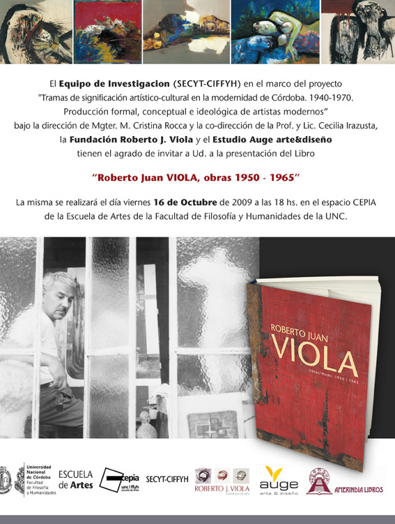 Presentación del Libro; " Roberto Juan Viola , obras 1950 - 1965" Argentina
