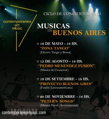 SHOW ZONA TANGO BUENOS AIRES @ Contemporaneo Art Music Ciclo de Conciertos 2010 /16 de Mayo/ RECOLETA, BS. AS.&#8207;