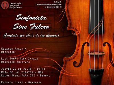 UNQ - Concierto Sinnfonieta Sine Fulcro/ Quilmes. Bs.As.