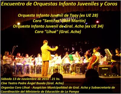 Encuentro de Orquesta Infanto Juveniles y Coros