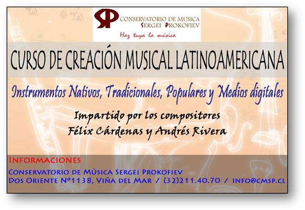 Curso de Creación Musical Latinoamericana"
