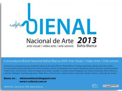 Bienal Nacional Bahía Blanca 2013 Arte Visual/ Video Arte/ Arte Sonoro